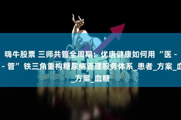 嗨牛股票 三师共管全周期：优唐健康如何用 “医 - 养 - 管” 铁三角重构糖尿病管理服务体系_患者_方案_血糖